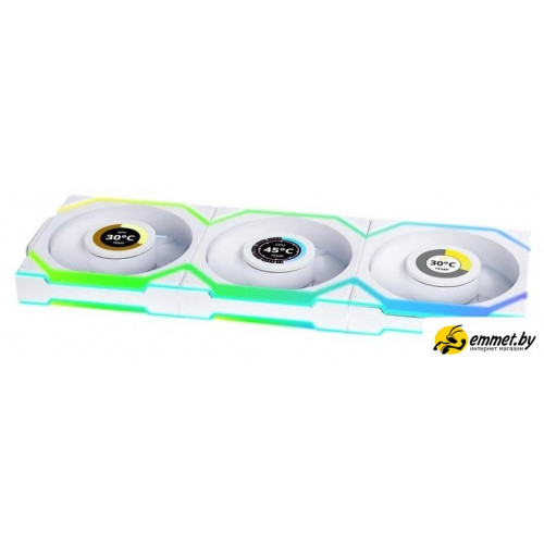 Комплект вентиляторов для корпуса с контроллером Lian Li Uni Fan SL 120 Wireless LCD Reverse G99.12RSLLCD1W3W.R0