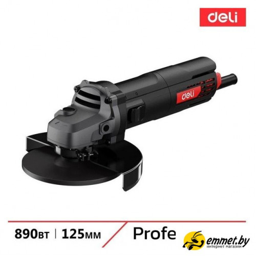 Угловая шлифмашина Deli DE-JM125-4E