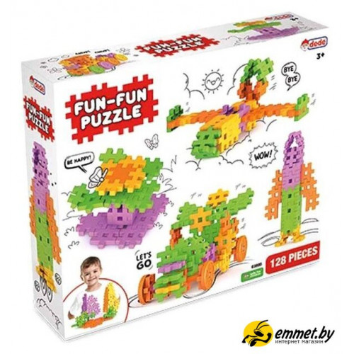 Конструктор Dede Fun-Fun-пазл 03905