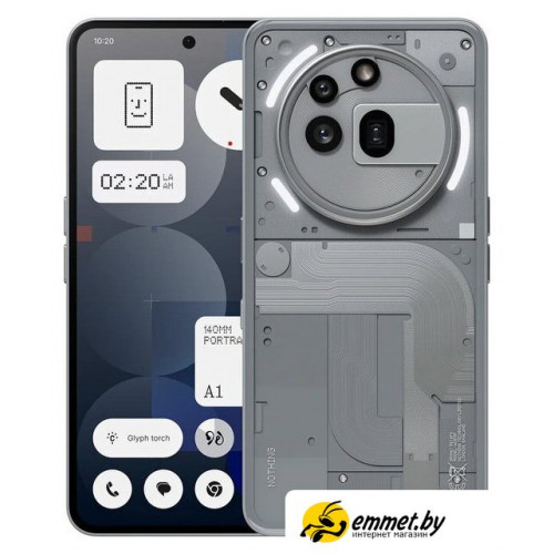 Телефон Nothing Phone (3a) Pro 12GB/256GB (серый)