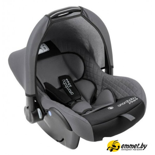Детское автокресло Amarobaby Baby Comfort AB222008BC/1109 (серый/черный)