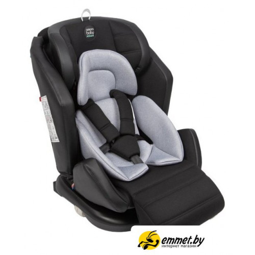 Детское автокресло Amarobaby Favorite Isofix С усиленной боковой поддержкой AB24-20FAV/0911 (черный/серый)