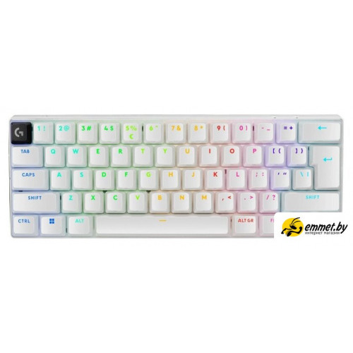 Клавиатура Logitech G Pro X 60 Lightspeed GL Tactile 920-011934 (белый, нет кириллиц
