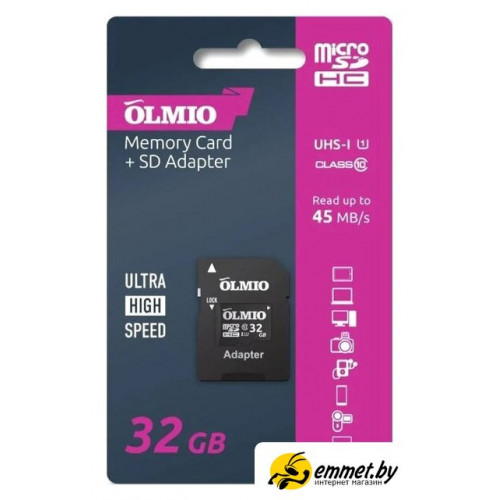 Карта памяти Olmio microSDHC 32GB UHS-I U1