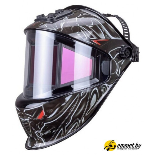 Сварочная маска FoxWeld Корунд Мега 5989 (черный)