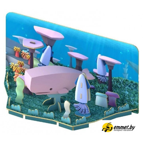 Магнитный конструктор Halftoys Ocean Кашалот с диорамой HO005