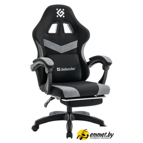 Игровое (геймерское) кресло Defender Runa Pro (черный/серый)