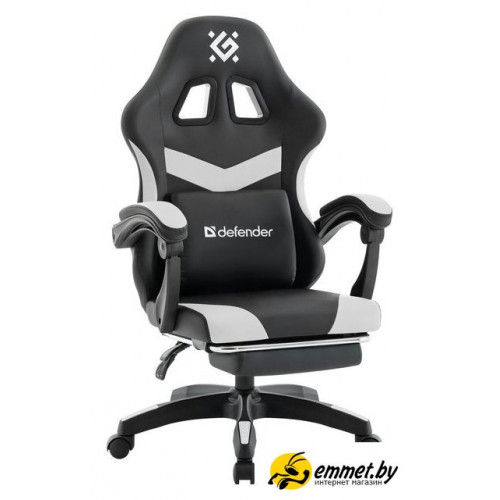 Игровое (геймерское) кресло Defender Runa Pro (черный/белый)