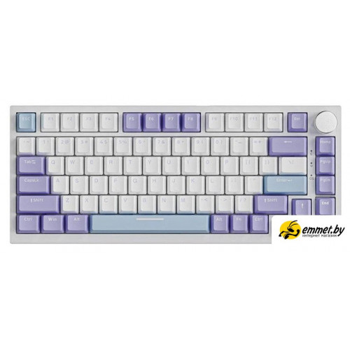 Клавиатура Ajazz AK820 (белый/фиолетовый, Ajazz Sea Salt)