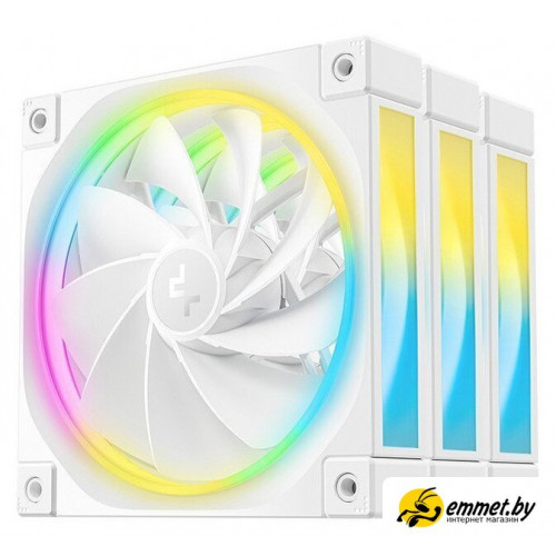 Комплект вентиляторов для корпуса DeepCool FL12R WH-3 IN 1 R-FL12R-WHAPN3-G