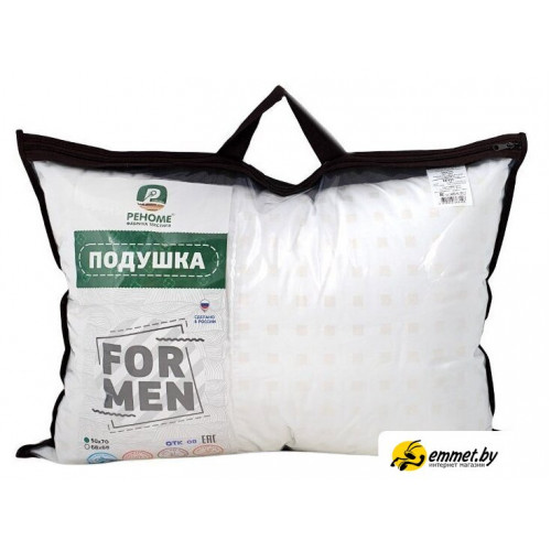 Спальная подушка Реноме For Men 50x70 14/131 (заменитель лебяжьего пуха тик)