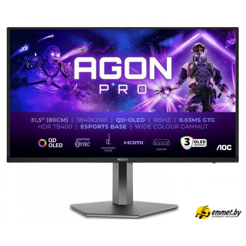 Игровой монитор AOC Agon Pro OLED AG326UD