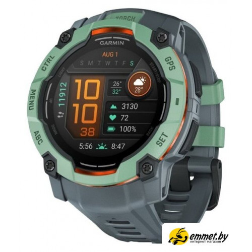 Умные часы Garmin Instinct 3 50 мм (зеленый)