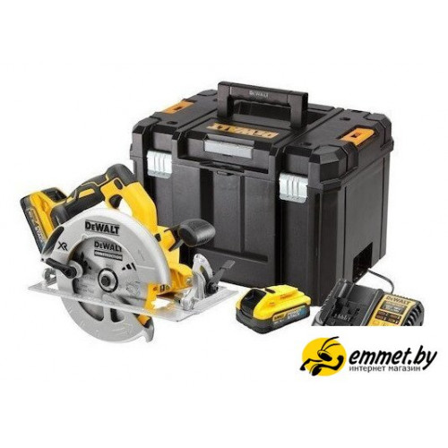 Дисковая (циркулярная) пила DeWalt DCS570H2T (с 2-мя АКБ, кейс)