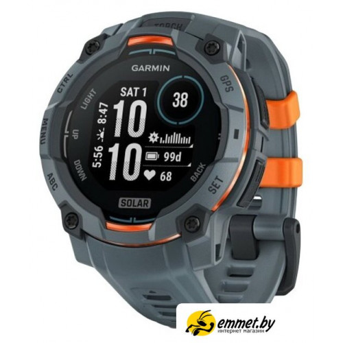 Умные часы Garmin Instinct 3 Solar 45 мм (серый)