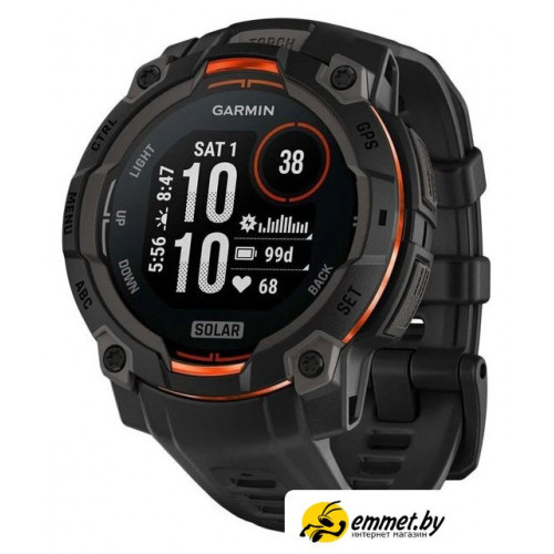 Умные часы Garmin Instinct 3 Solar 45 мм (черный)