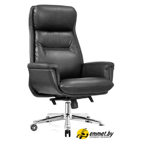 Офисное кресло SitUp Paid black Chrome (экокожа)