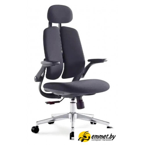 Офисное кресло SitUp Kwin Black Chrome (ткань Black/Black)