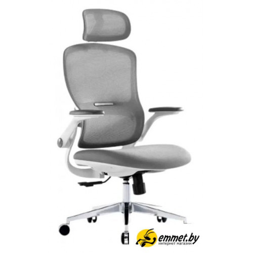 Офисное кресло SitUp Sity White Chrome (сетка Grey/Grey)