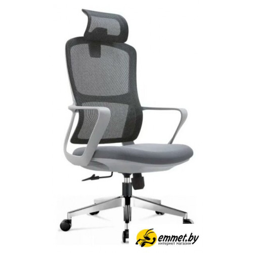 Офисное кресло SitUp Point Grey Chrome (сетка Grey/Grey)