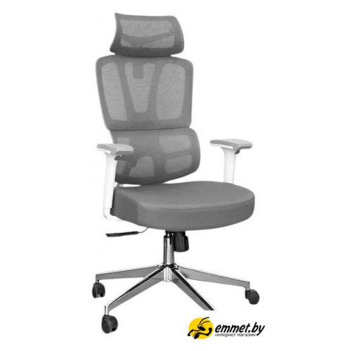 Офисное кресло SitUp Palma White Chrome (сетка Grey/Grey)