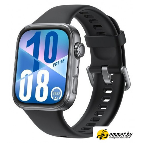 Умные часы Huawei Watch FIT 4 (черный, с черным силиконовым ремешком, международная версия)