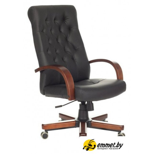 Офисное кресло Бюрократ T-9928WALNUT/ECO (черный)