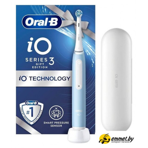 Электрическая зубная щетка Oral-B iO 3 (ice blue)