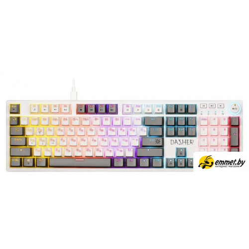 Клавиатура Defender Dasher GK-472 (белый/серый)