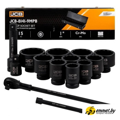 Универсальный набор инструментов JCB -8141-9MPB (65112)
