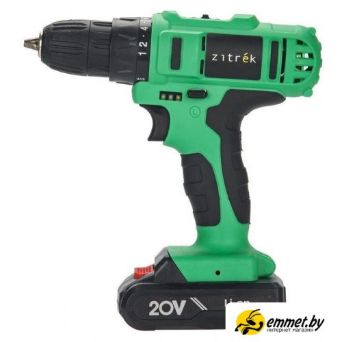 Дрель-шуруповерт Zitrek Green 20-Li Plus 083-1115 (с 2-мя АКБ)