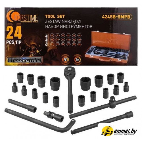Универсальный набор инструментов Forstime FT-4245B-5MPB (59962)