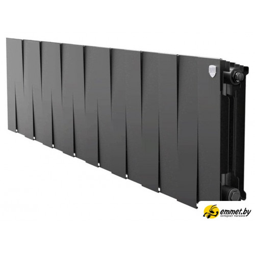 Биметаллический радиатор Royal Thermo PianoForte 300 Черный - 16 секций