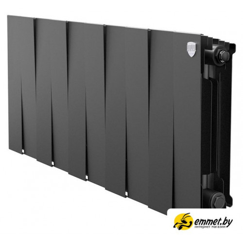 Биметаллический радиатор Royal Thermo PianoForte 300 Черный - 10 секций