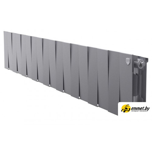 Биметаллический радиатор Royal Thermo PianoForte 200 Серебристый - 18 секций