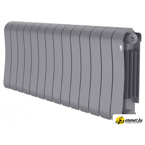 Биметаллический радиатор Royal Thermo Infinity 300 Silver Satin - 14 секций
