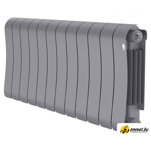 Биметаллический радиатор Royal Thermo Infinity 300 Silver Satin - 12 секций