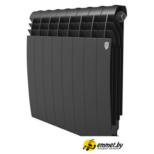 Биметаллический радиатор Royal Thermo Biliner B 500 Черный - 8 секций