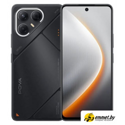 Телефон Tecno Pova 7 5G 8GB/256GB (графитовый черный) Телефон Tecno Pova 7 5G 8GB/256GB (графитовый черный)
