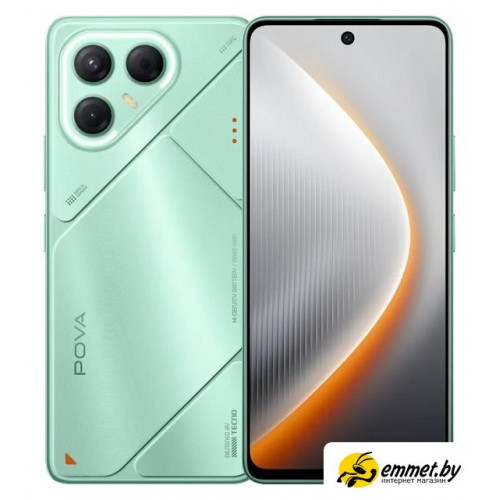 Телефон Tecno Pova 7 5G 8GB/128GB (зеленый оазис)