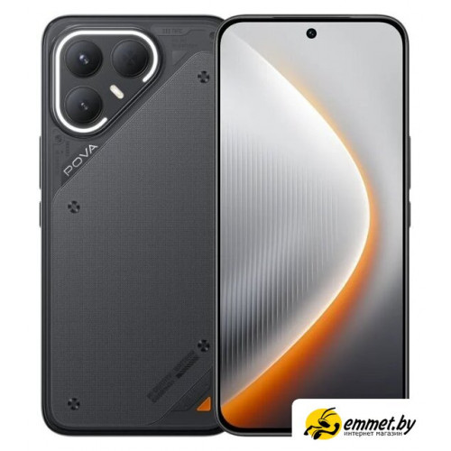 Телефон Tecno Pova 7 Pro 8GB/256GB (графитовый черный)