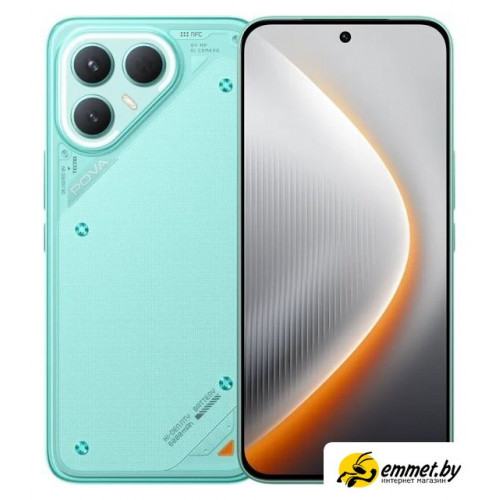 Телефон Tecno Pova 7 Pro 8GB/256GB (неоновый циан)