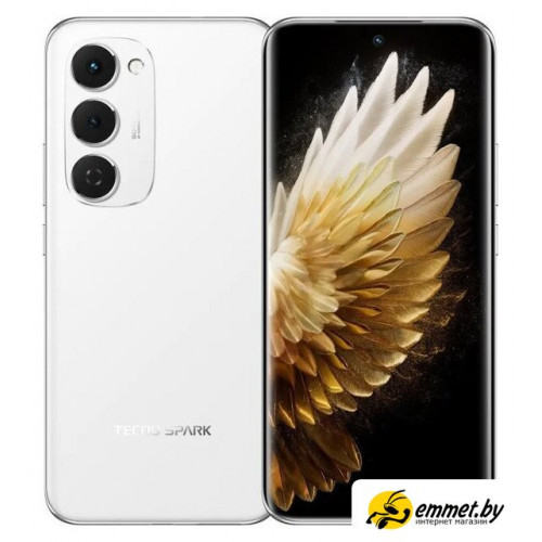 Телефон Tecno Spark 40 Pro+ 8GB/256GB (белая аврора)