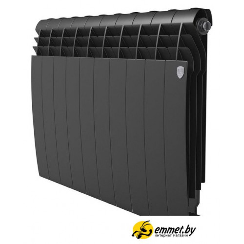 Биметаллический радиатор Royal Thermo Biliner B 500 Черный - 10 секций