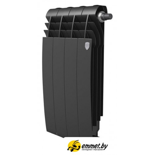 Биметаллический радиатор Royal Thermo Biliner B 500 Черный - 4 секций
