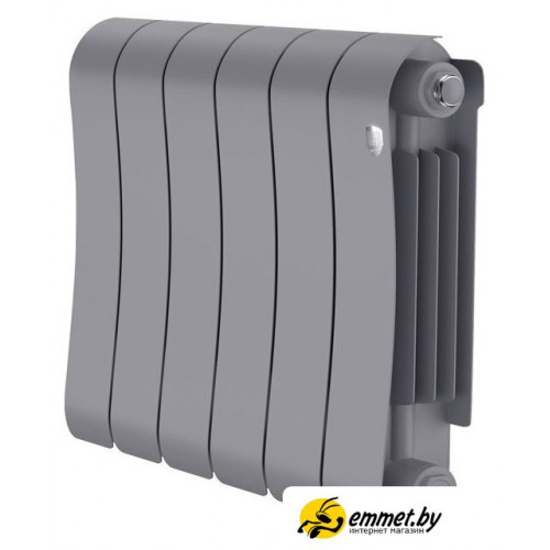 Биметаллический радиатор Royal Thermo Infinity 300 Silver Satin - 6 секций