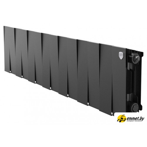 Биметаллический радиатор Royal Thermo PianoForte 200 Черный- 14 секций