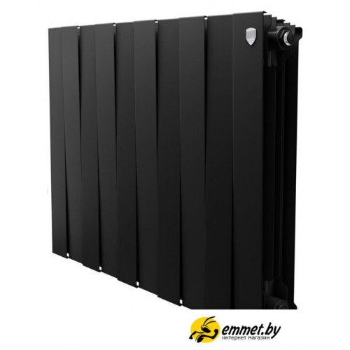 Биметаллический радиатор Royal Thermo PianoForte 500 Черный - 10 секций