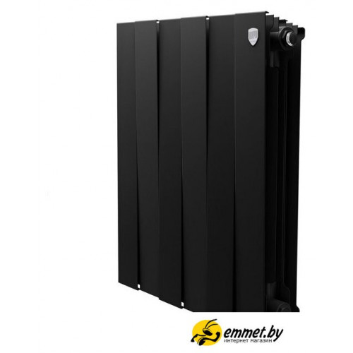 Биметаллический радиатор Royal Thermo PianoForte 500 Черный - 6 секций
