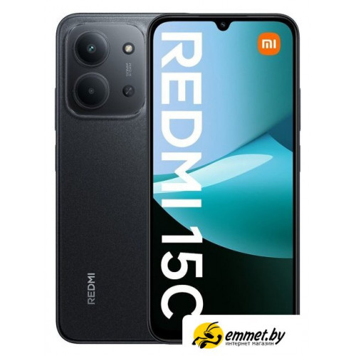 Телефон Xiaomi Redmi 15C 4G 8GB/256GB международная версия (черный)